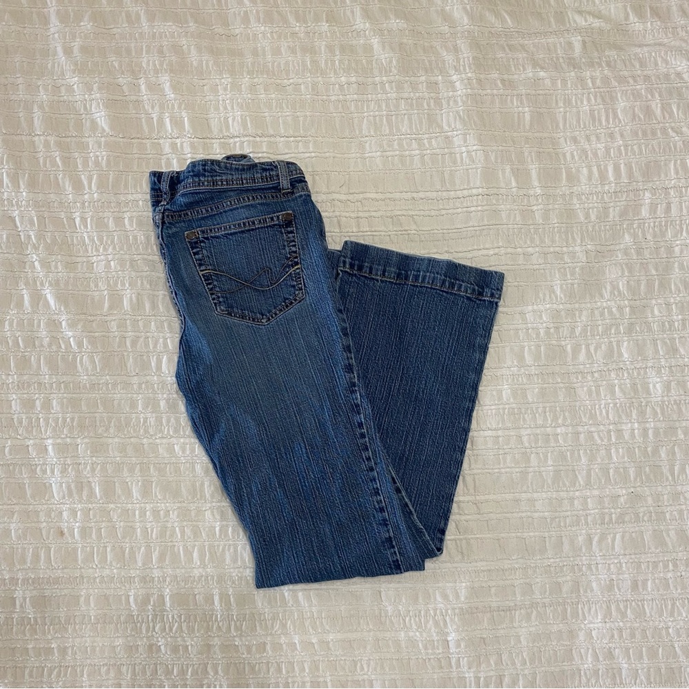 Petite Denim Flare Jeans